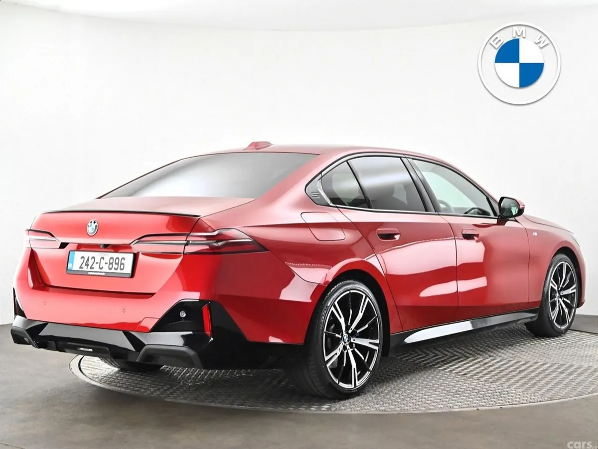 BMW 5-Series Saloon, Petrol Hybrid, 2024, Red