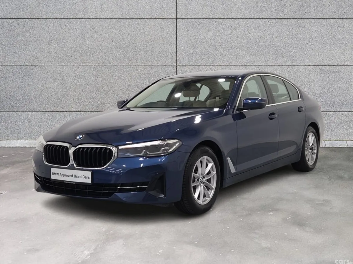 BMW 5-Series Saloon, Diesel Hybrid, 2023, Blue