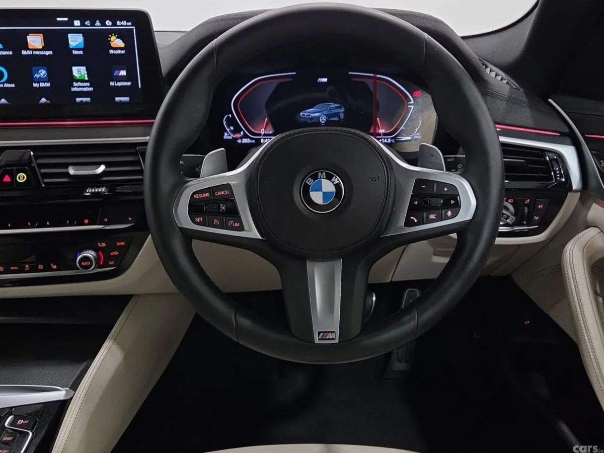 BMW 5-Series Estate, Diesel Hybrid, 2024, Blue
