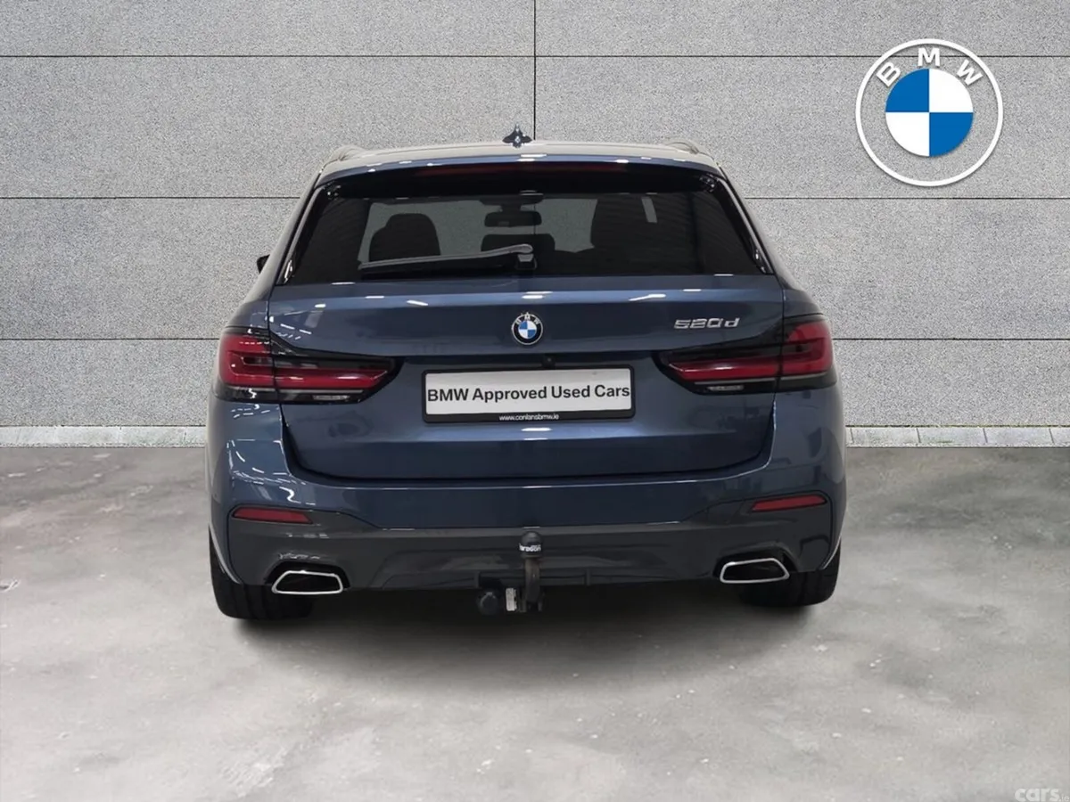 BMW 5-Series Estate, Diesel Hybrid, 2024, Blue