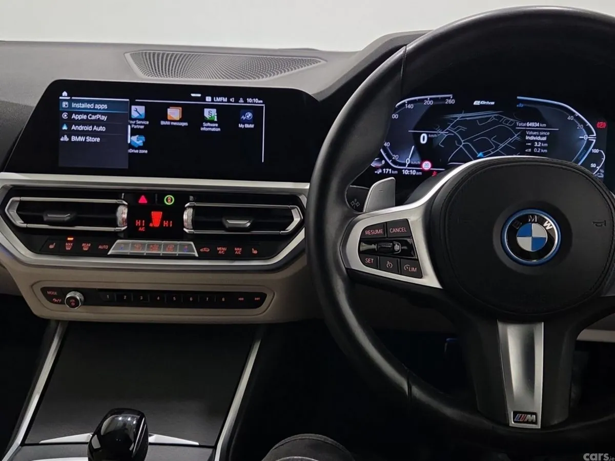 BMW 3-Series Saloon, Petrol Plug-in Hybrid, 2021, Blue