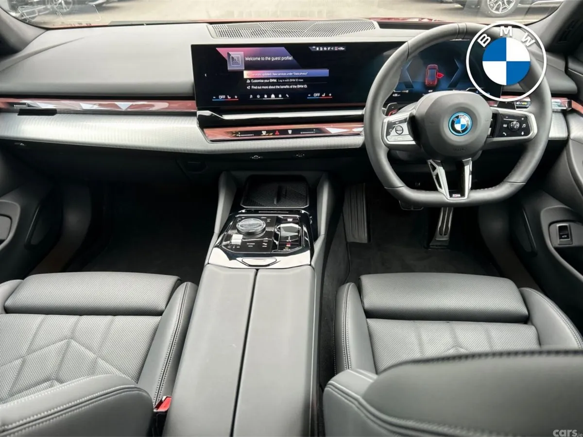 BMW 5-Series Saloon, Petrol Plug-in Hybrid, 2025, Red