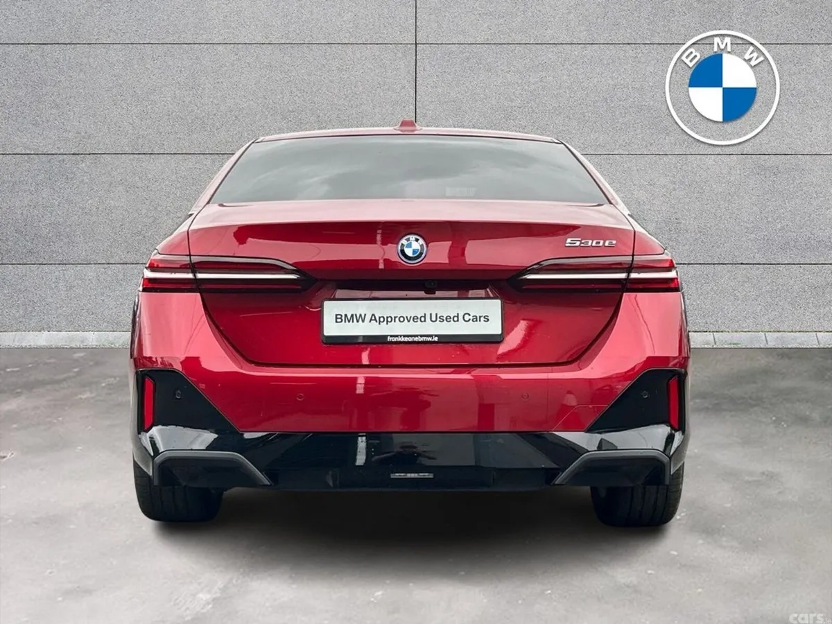 BMW 5-Series Saloon, Petrol Plug-in Hybrid, 2025, Red