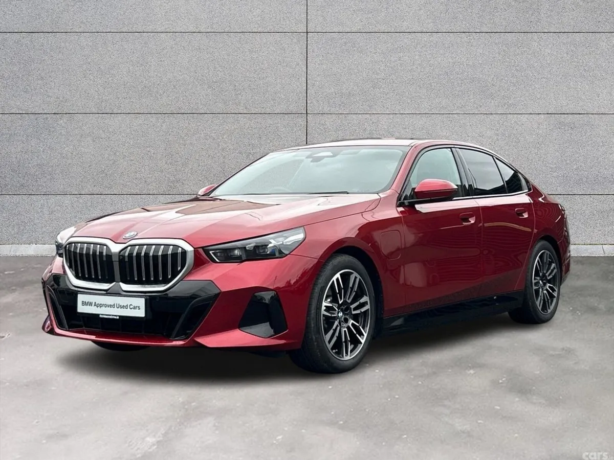 BMW 5-Series Saloon, Petrol Plug-in Hybrid, 2025, Red