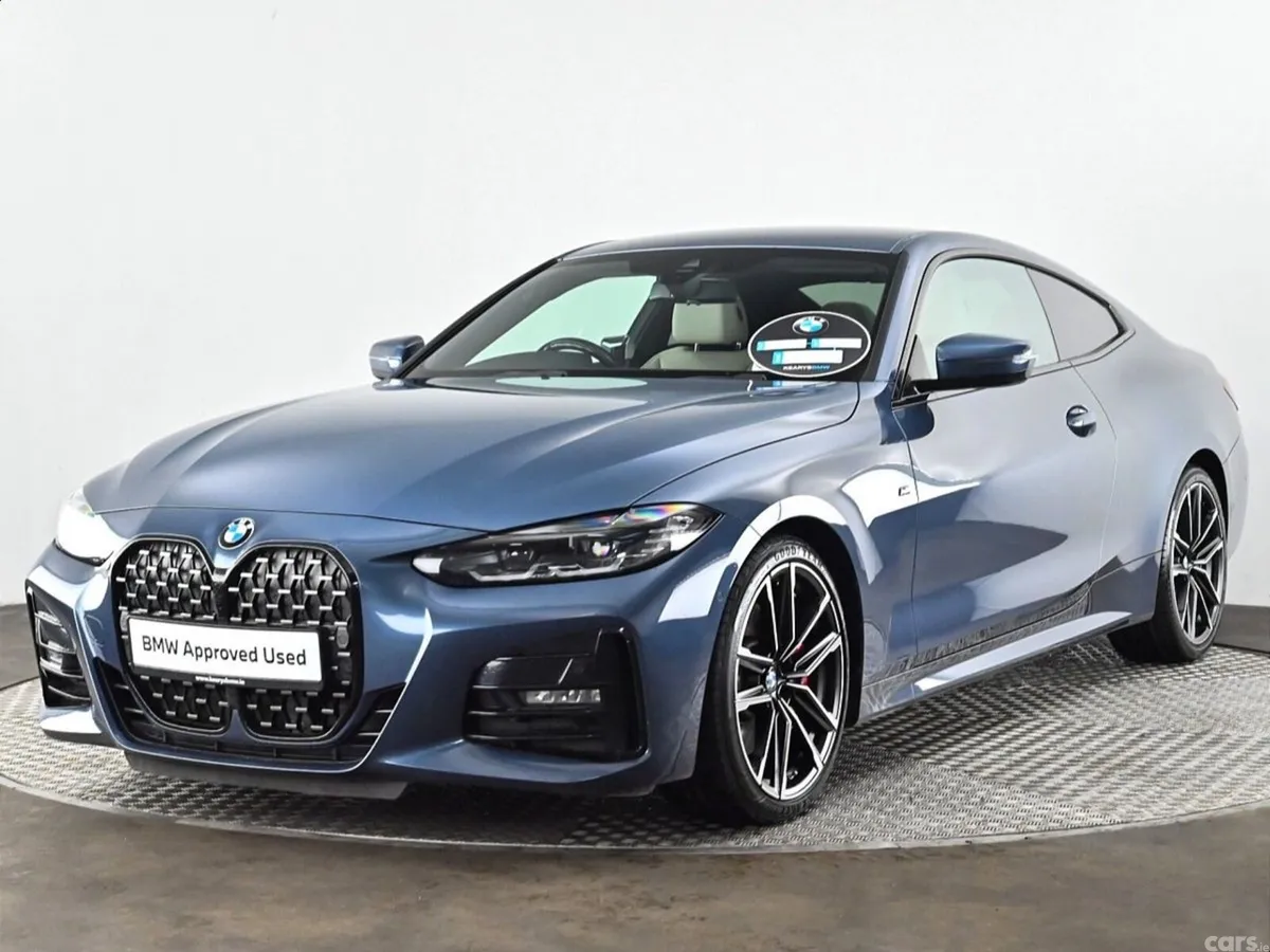 BMW 4-Series Coupe, Diesel Hybrid, 2023, Blue