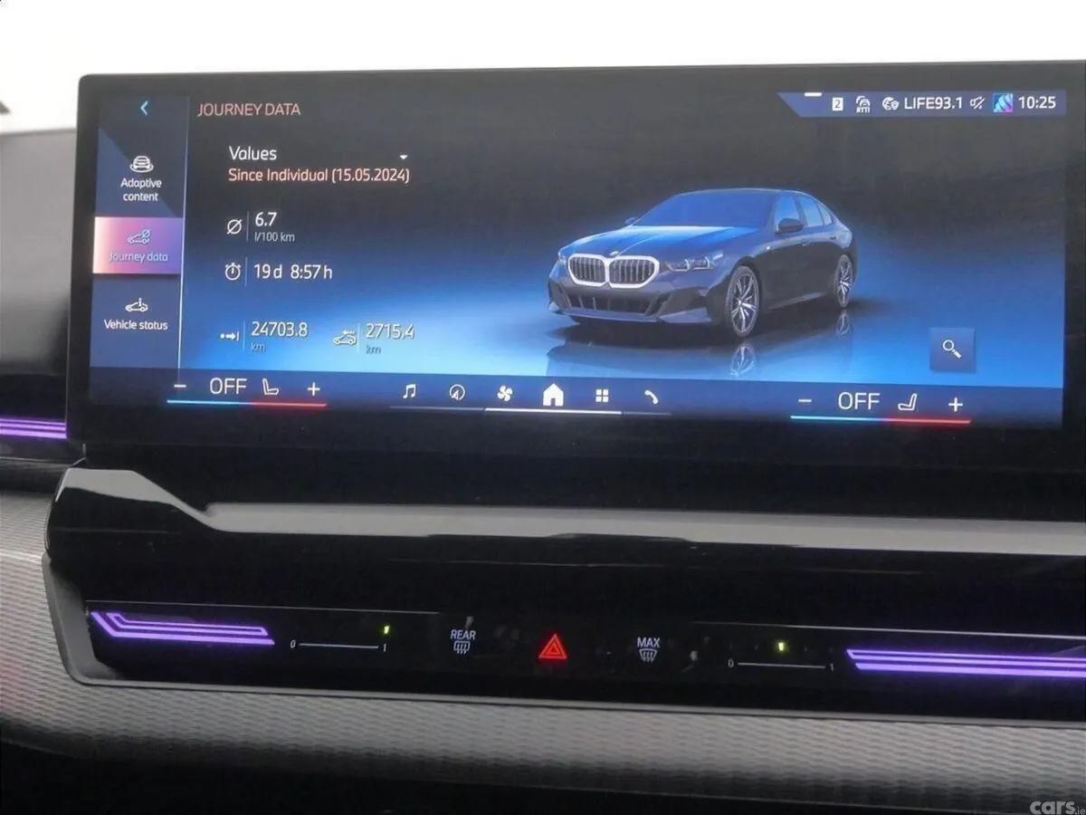 BMW 5-Series Saloon, Petrol Hybrid, 2025, Black