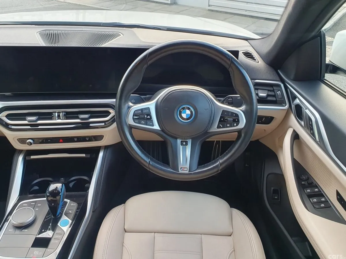 BMW i4 Hatchback, Electric, 2022, White