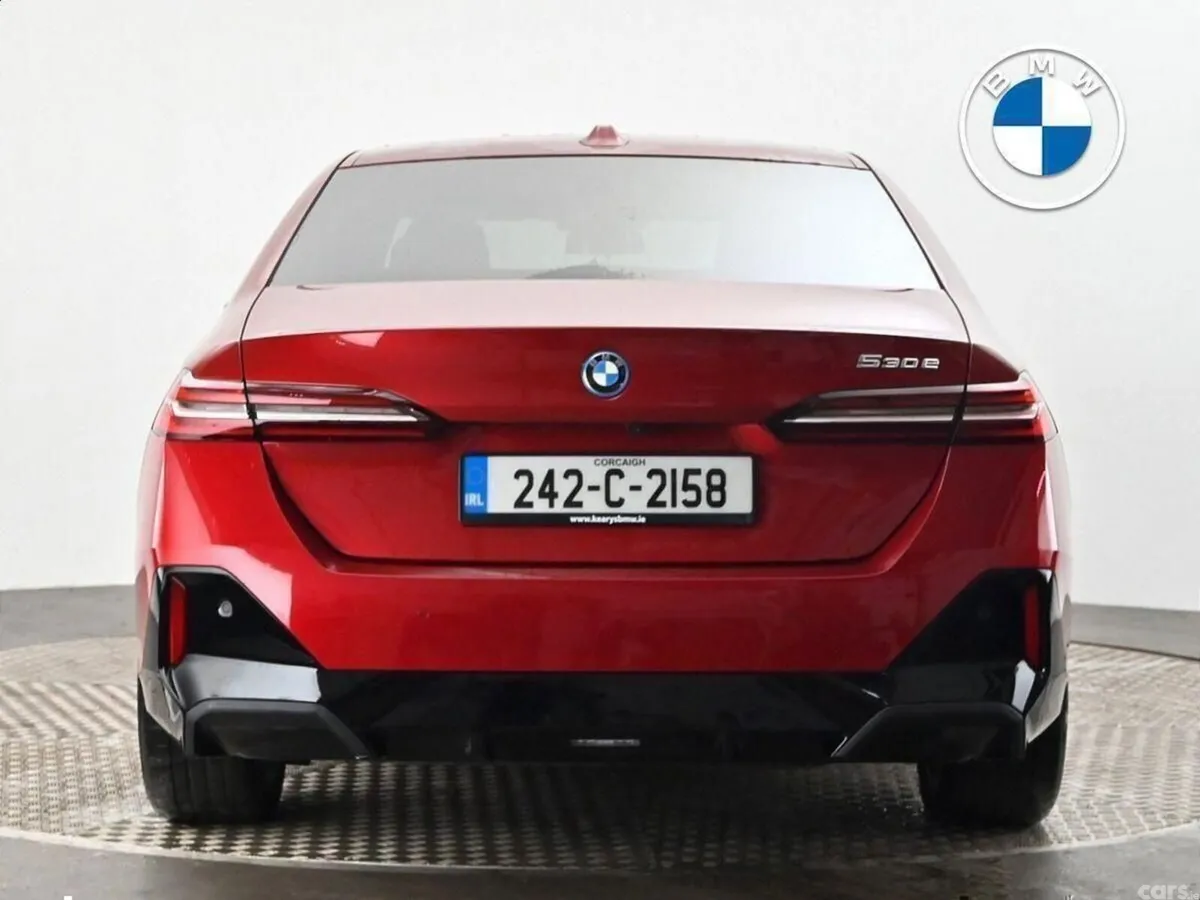 BMW 5-Series Saloon, Petrol Plug-in Hybrid, 2024, Red