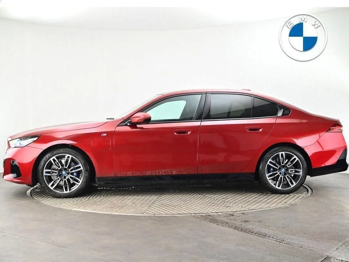 BMW 5-Series Saloon, Petrol Plug-in Hybrid, 2024, Red