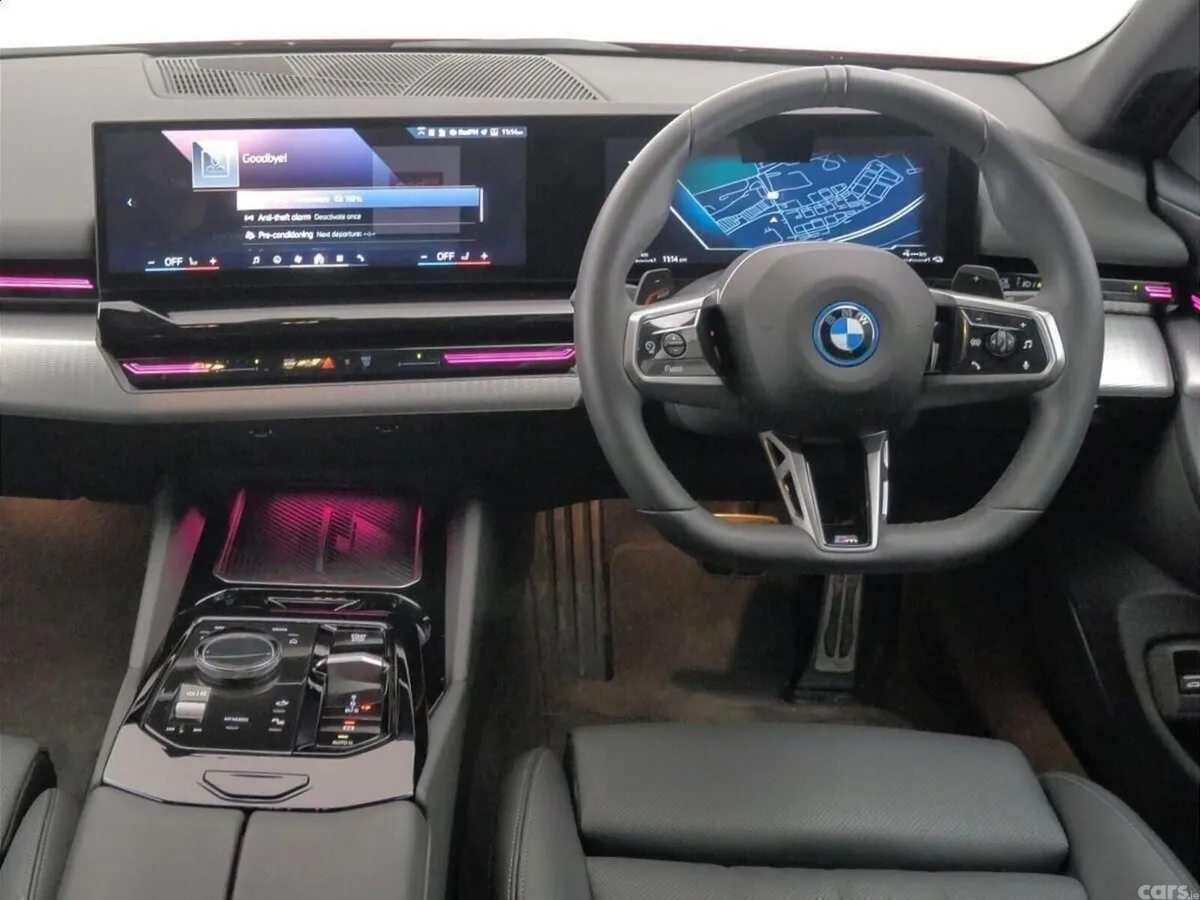 BMW 5-Series Saloon, Petrol Plug-in Hybrid, 2024, Red