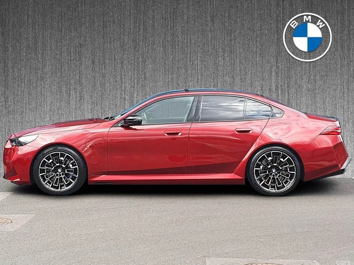 BMW M5 Saloon, Petrol Plug-in Hybrid, 2025, Red