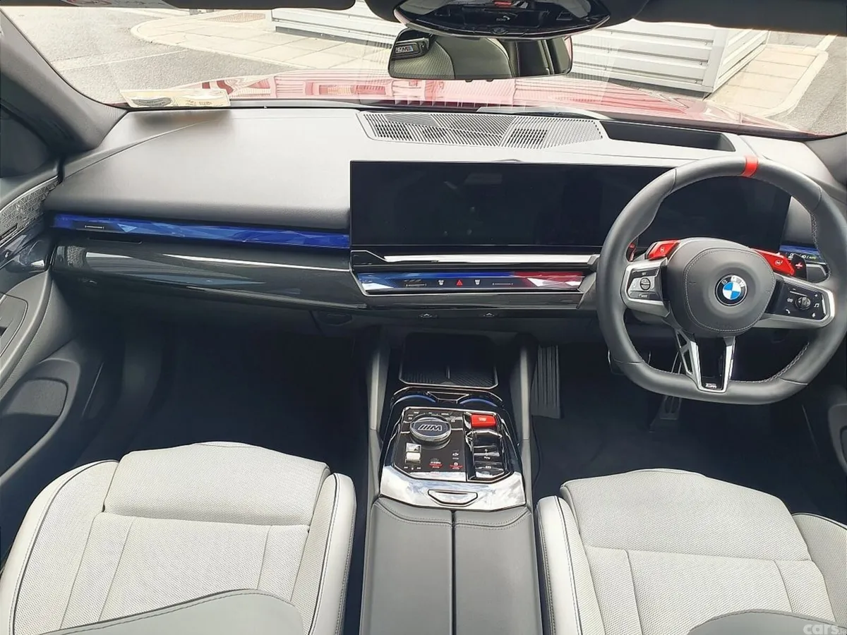 BMW M5 Saloon, Petrol Plug-in Hybrid, 2025, Red
