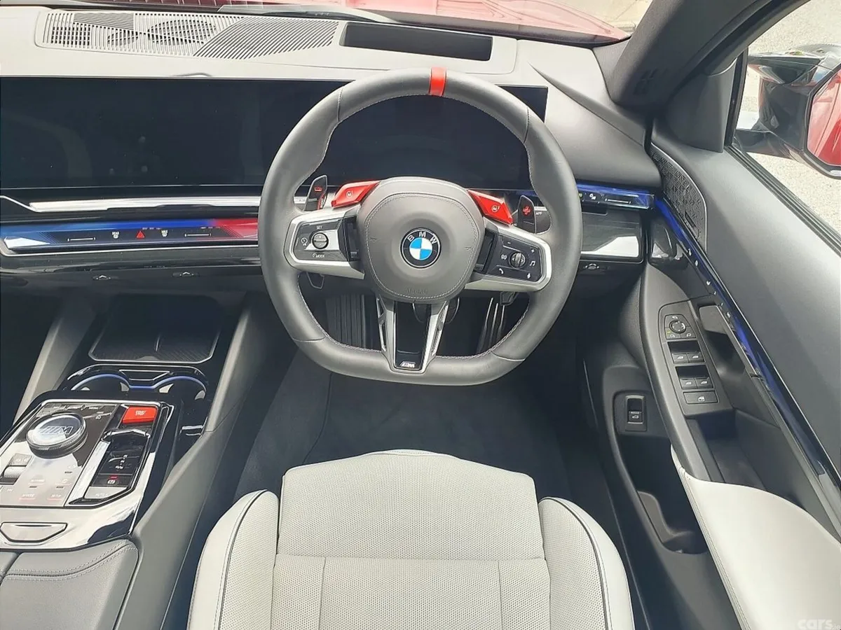 BMW M5 Saloon, Petrol Plug-in Hybrid, 2025, Red
