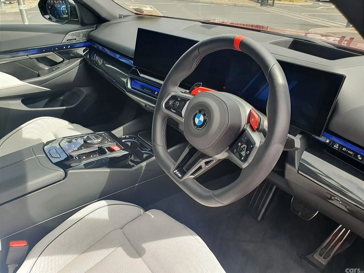 BMW M5 Saloon, Petrol Plug-in Hybrid, 2025, Red