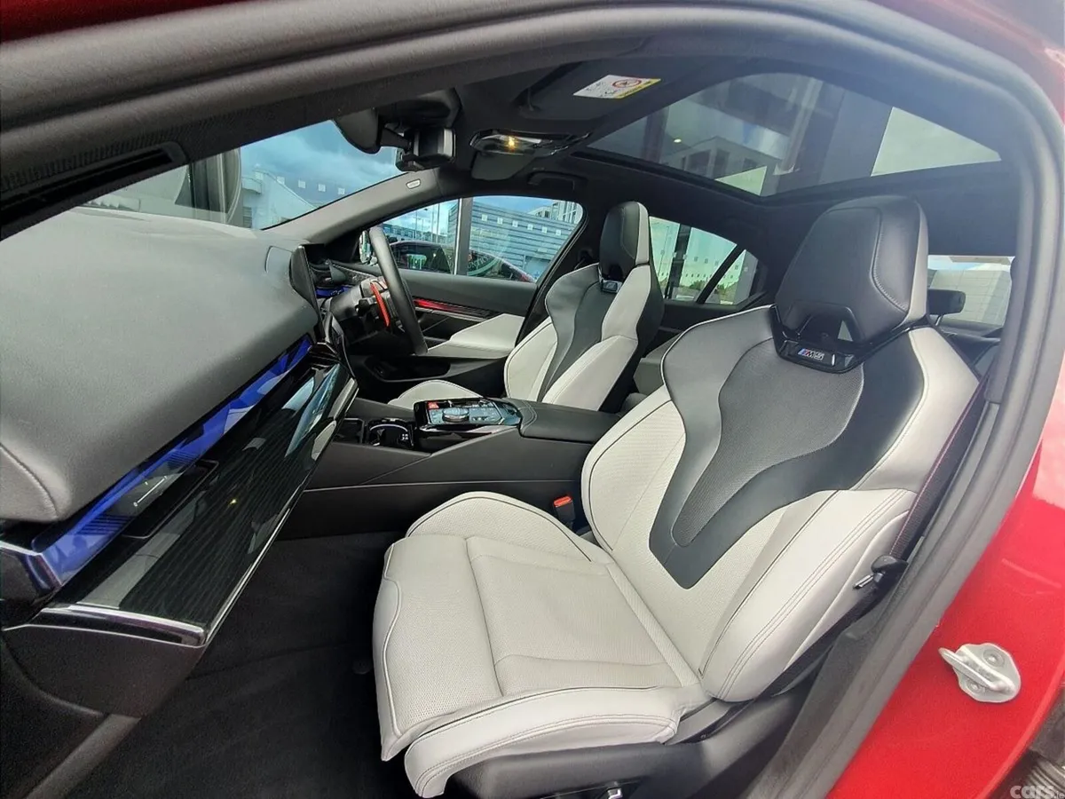 BMW M5 Saloon, Petrol Plug-in Hybrid, 2025, Red