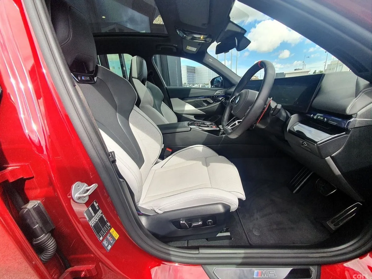 BMW M5 Saloon, Petrol Plug-in Hybrid, 2025, Red