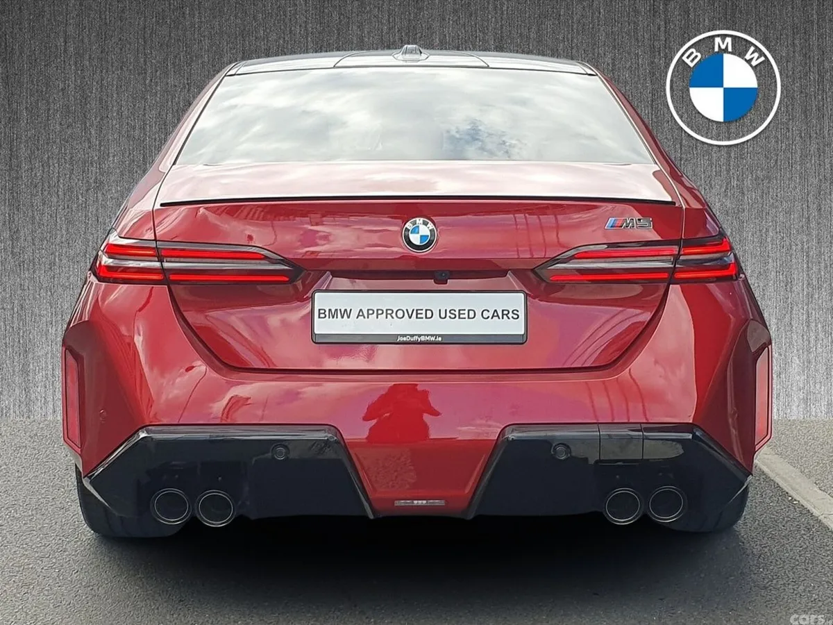 BMW M5 Saloon, Petrol Plug-in Hybrid, 2025, Red