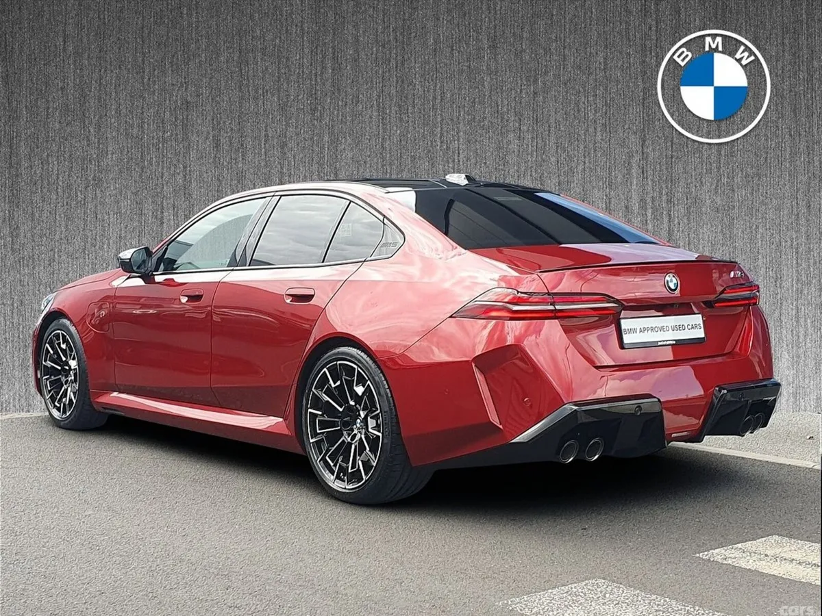 BMW M5 Saloon, Petrol Plug-in Hybrid, 2025, Red