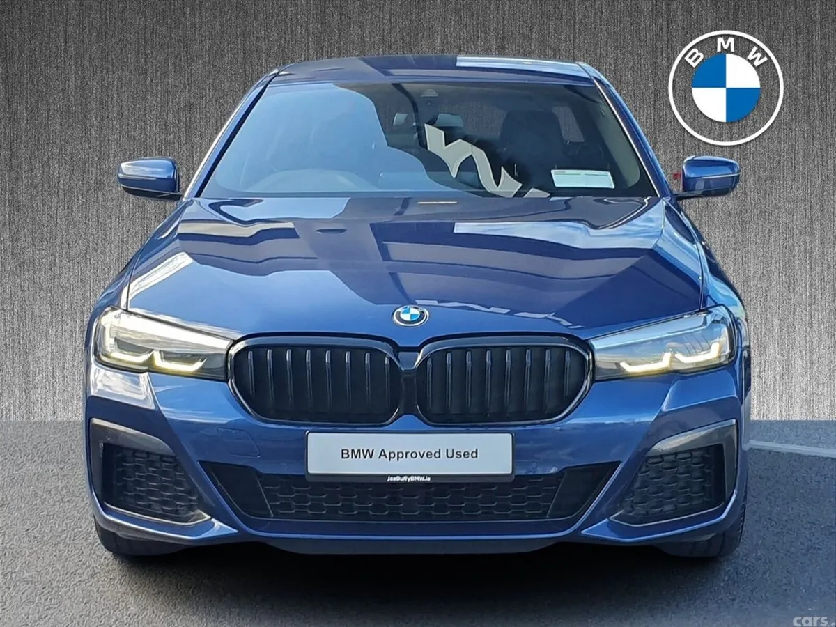 BMW 5-Series Saloon, Petrol Plug-in Hybrid, 2021, Blue