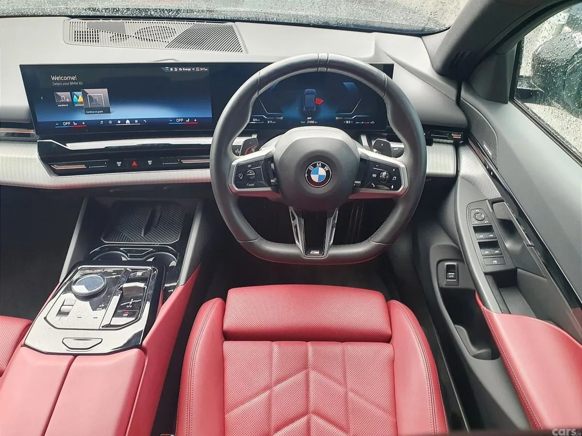 BMW 5-Series Saloon, Petrol Hybrid, 2024, Black