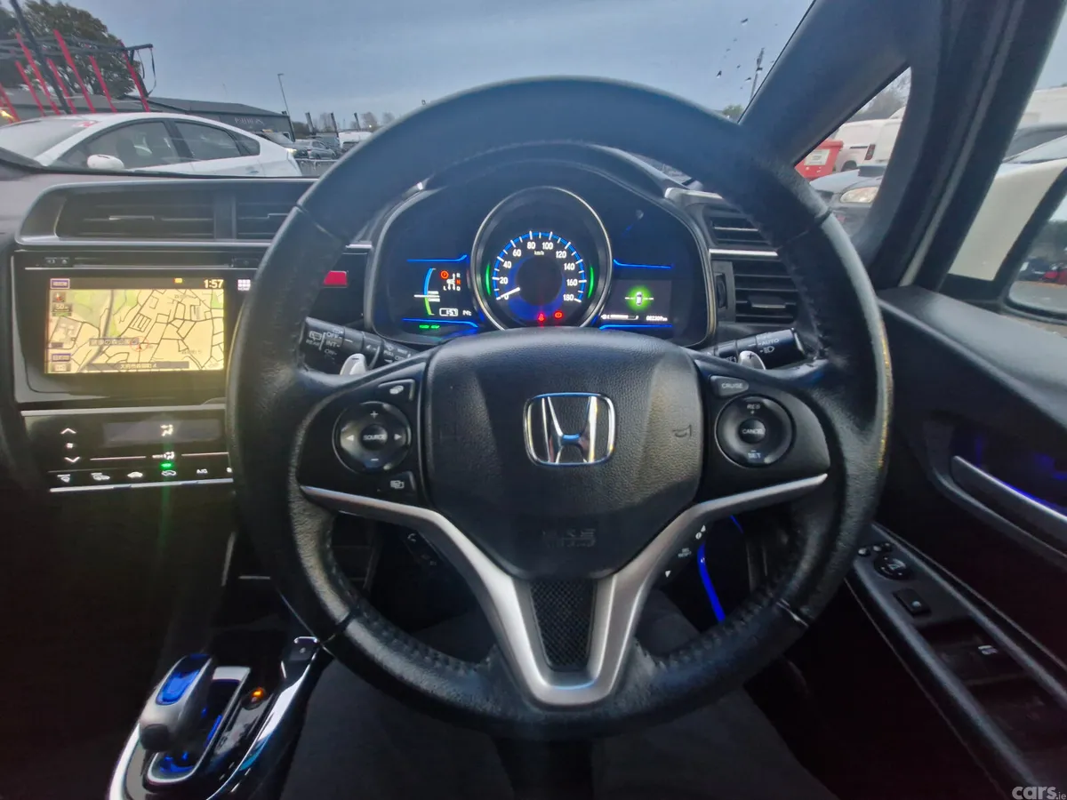 Honda Fit Hatchback, Petrol Hybrid, 2014, White