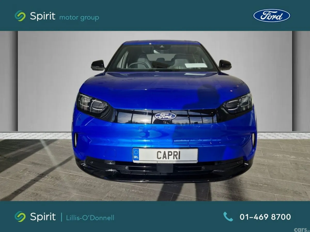 Ford Capri Saloon, Electric, 2027, Blue