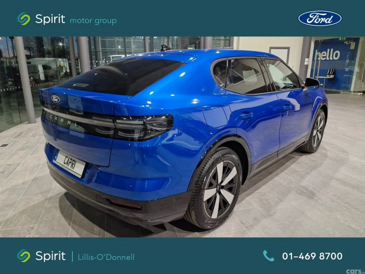 Ford Capri Saloon, Electric, 2027, Blue