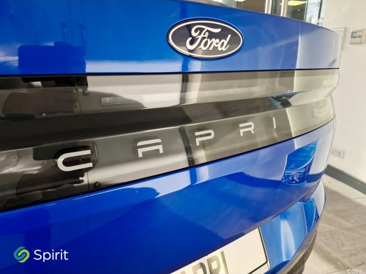 Ford Capri Saloon, Electric, 2027, Blue