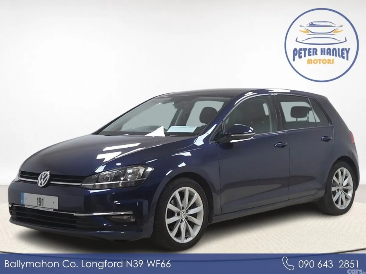 Volkswagen Golf Hatchback, Diesel, 2019, Blue