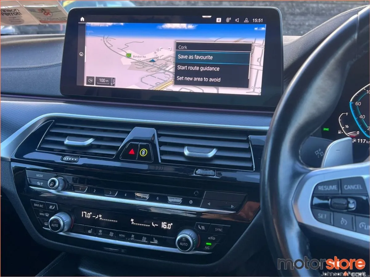 BMW 5-Series Saloon, Petrol Plug-in Hybrid, 2021, Black