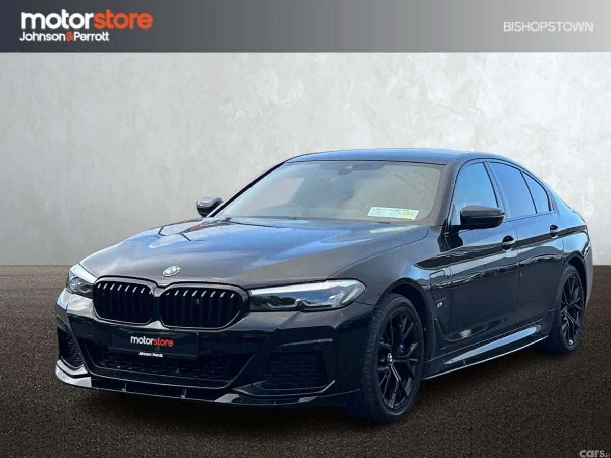 BMW 5-Series Saloon, Petrol Plug-in Hybrid, 2021, Black