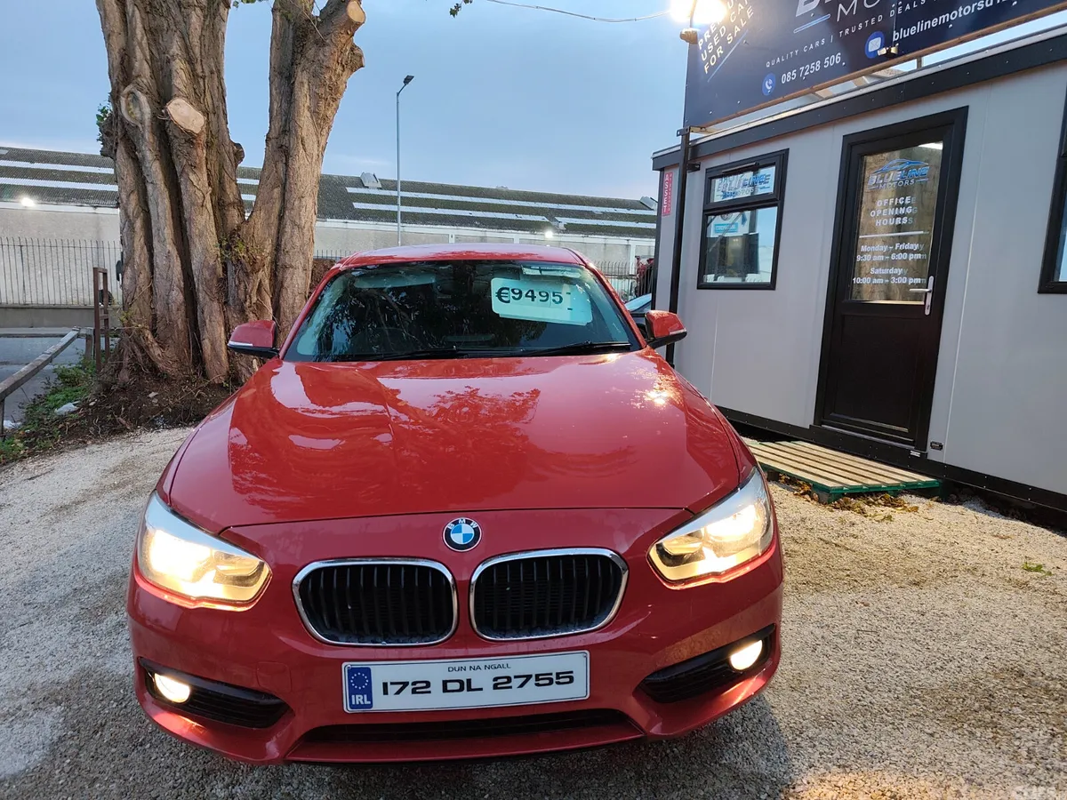 BMW 1-Series Hatchback, Diesel, 2017, Red