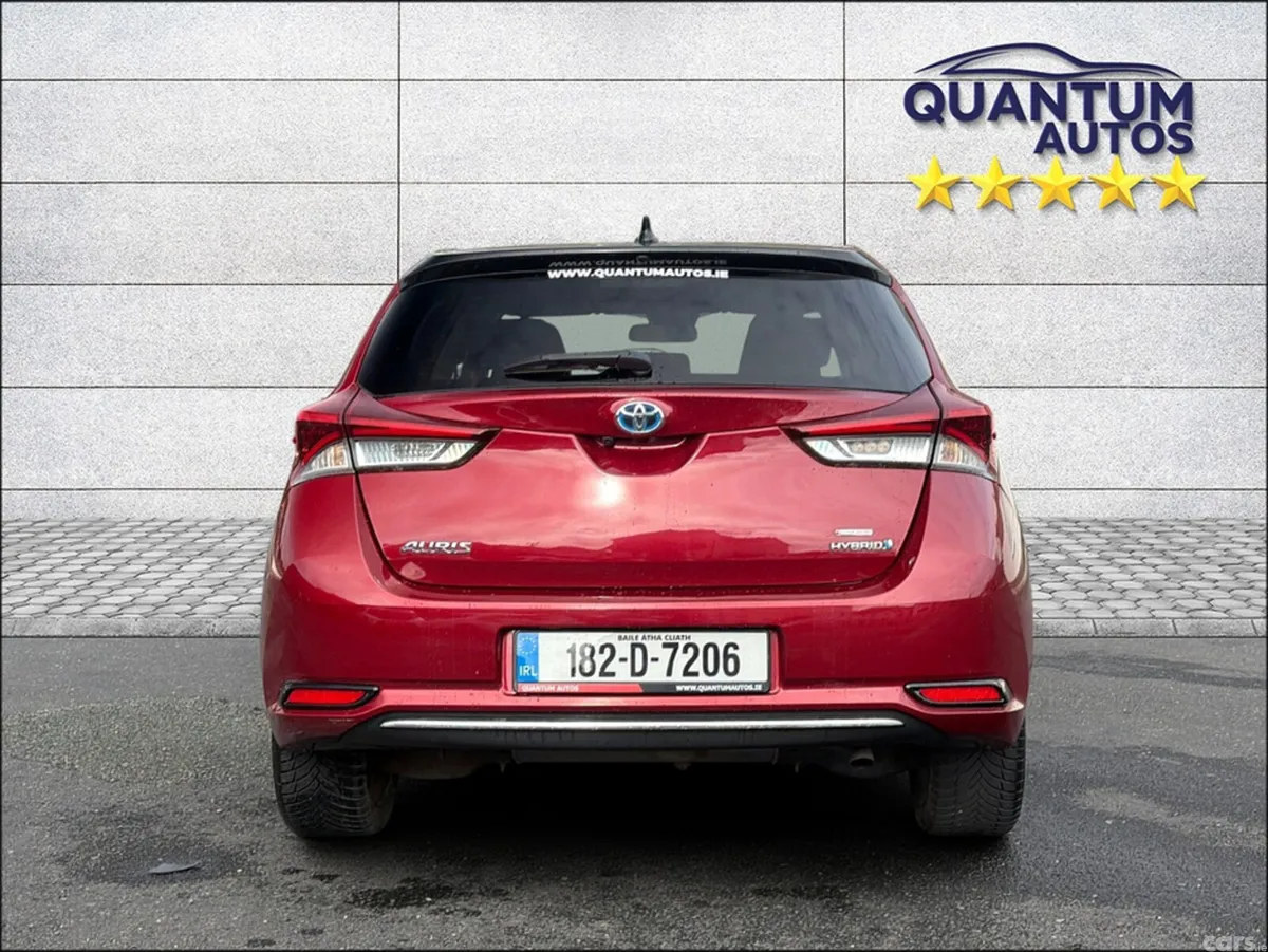Toyota Auris Hatchback, Petrol Hybrid, 2018, Red
