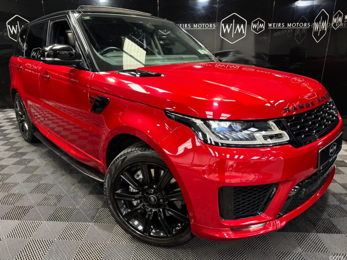 Land Rover Range Rover Sport Estate, Petrol Plug-in Hybrid, 2020, Red