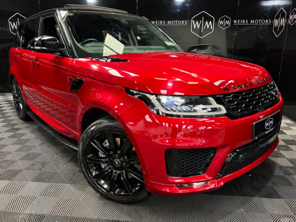 Land Rover Range Rover Sport Estate, Petrol Plug-in Hybrid, 2020, Red