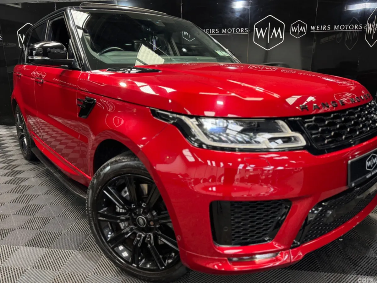 Land Rover Range Rover Sport Estate, Petrol Plug-in Hybrid, 2020, Red