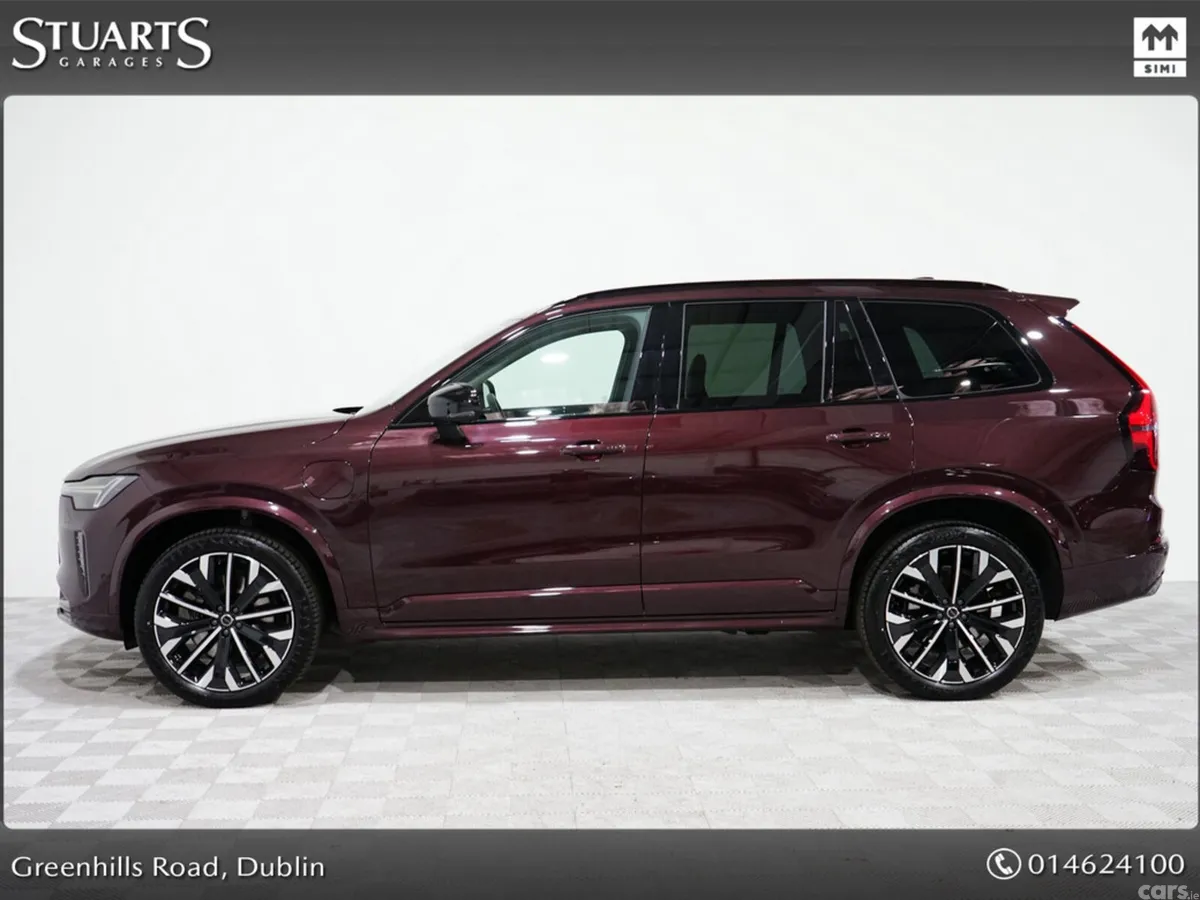 Volvo XC90 Estate, Petrol Plug-in Hybrid, 2026, Red