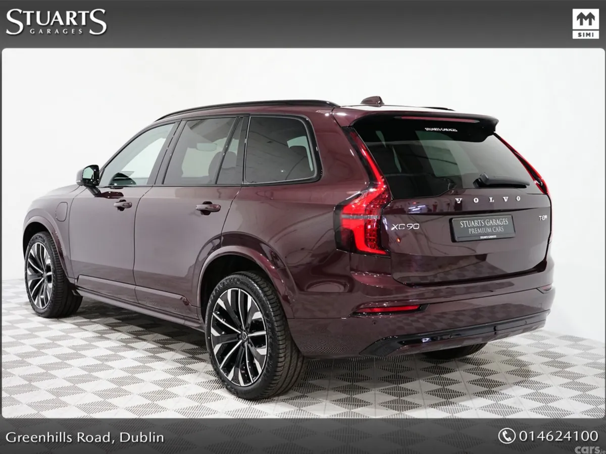 Volvo XC90 Estate, Petrol Plug-in Hybrid, 2026, Red