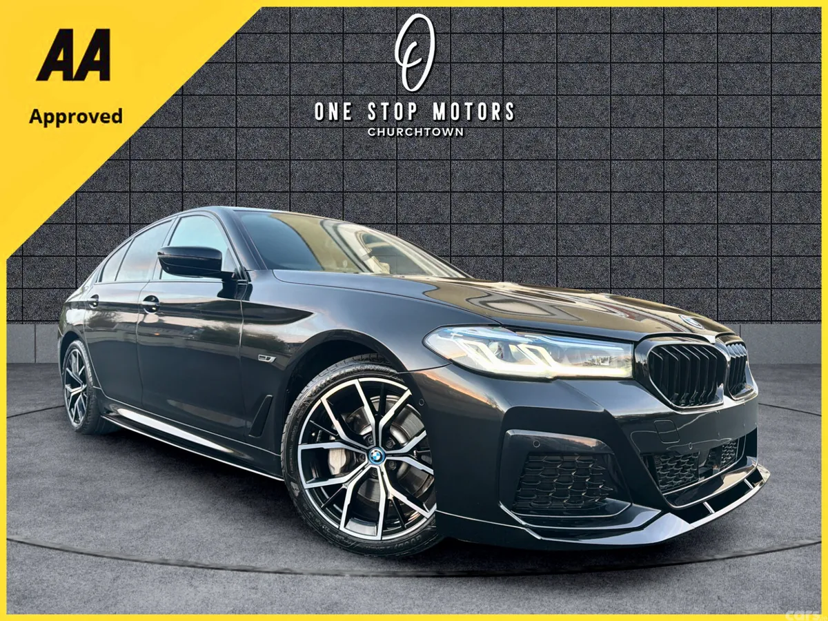 BMW 5-Series Saloon, Petrol Plug-in Hybrid, 2022, Black