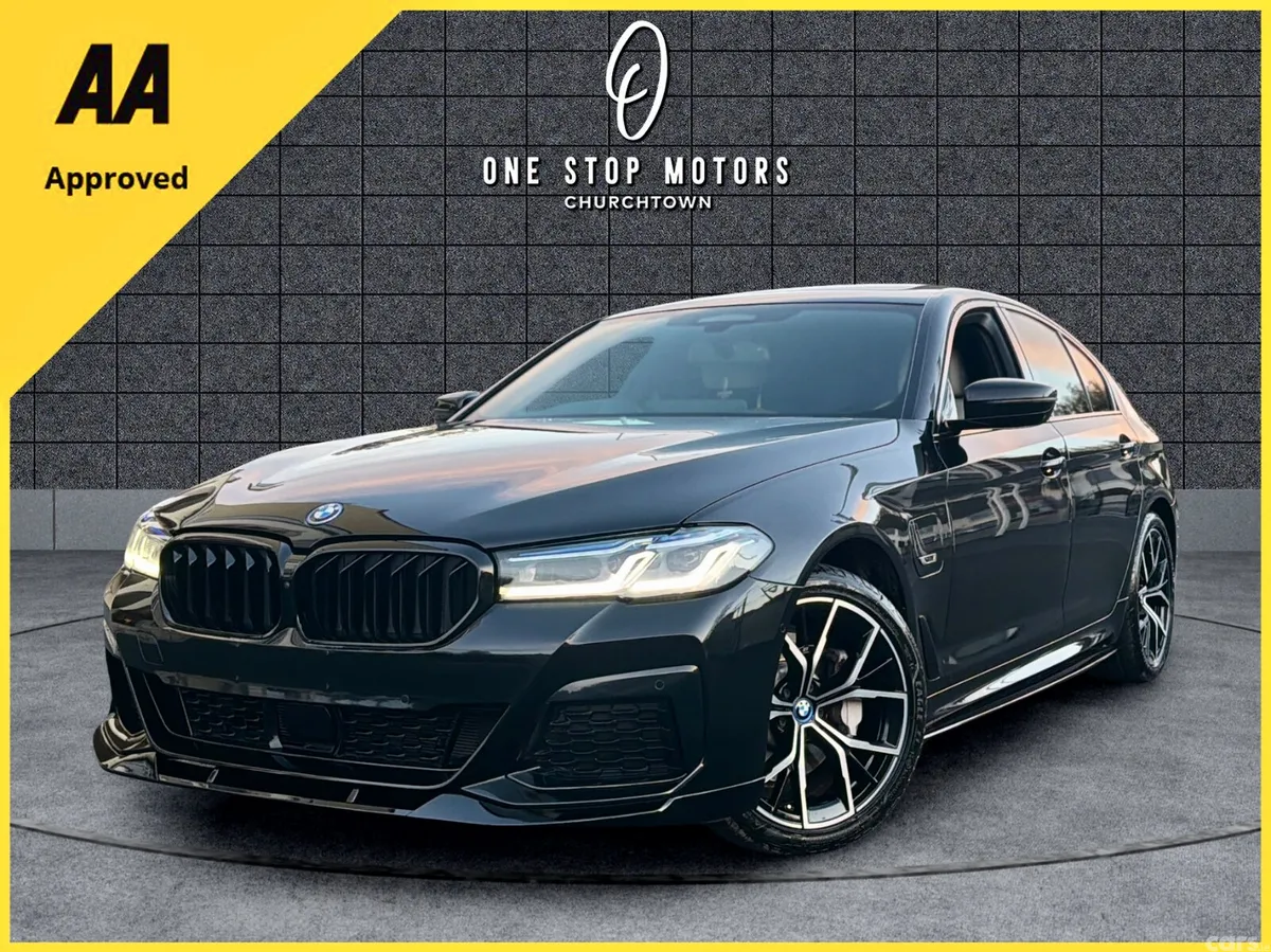 BMW 5-Series Saloon, Petrol Plug-in Hybrid, 2022, Black