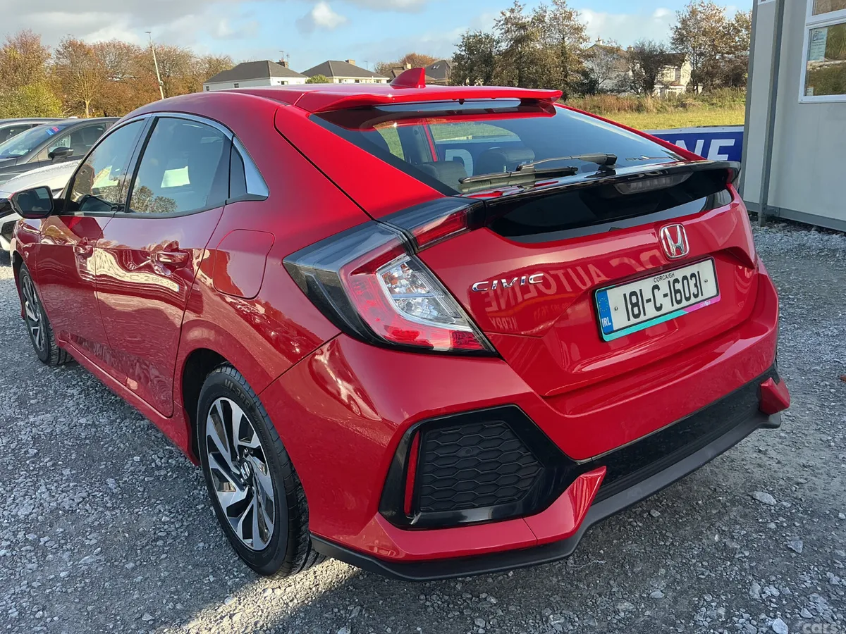 Honda Civic Hatchback, Petrol, 2018, Red