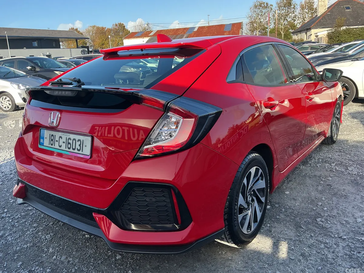 Honda Civic Hatchback, Petrol, 2018, Red
