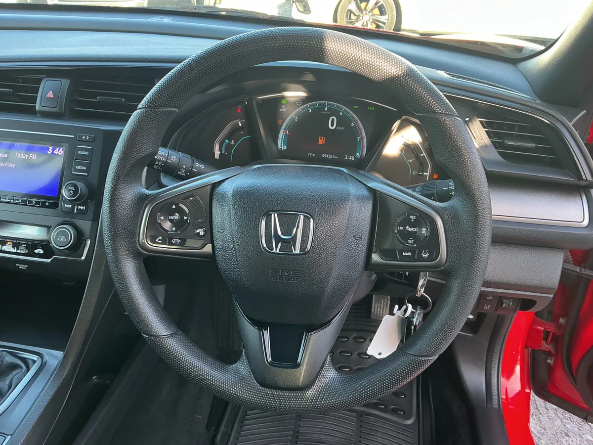 Honda Civic Hatchback, Petrol, 2018, Red