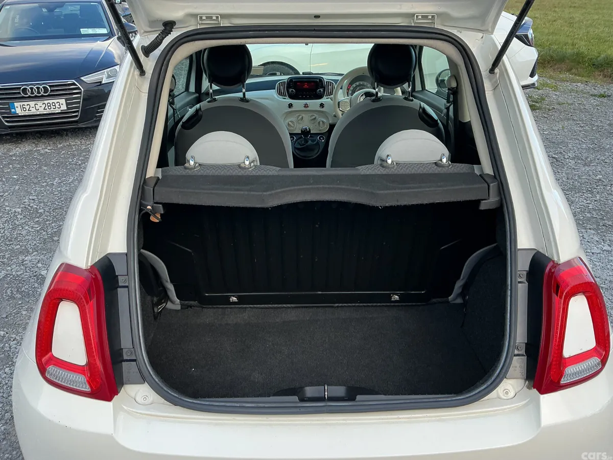 Fiat 500 Hatchback, Petrol, 2018, White