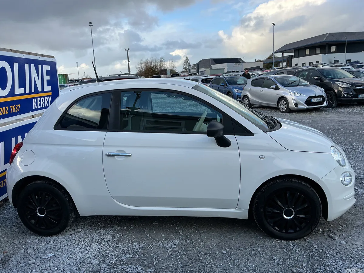 Fiat 500 Hatchback, Petrol, 2018, White