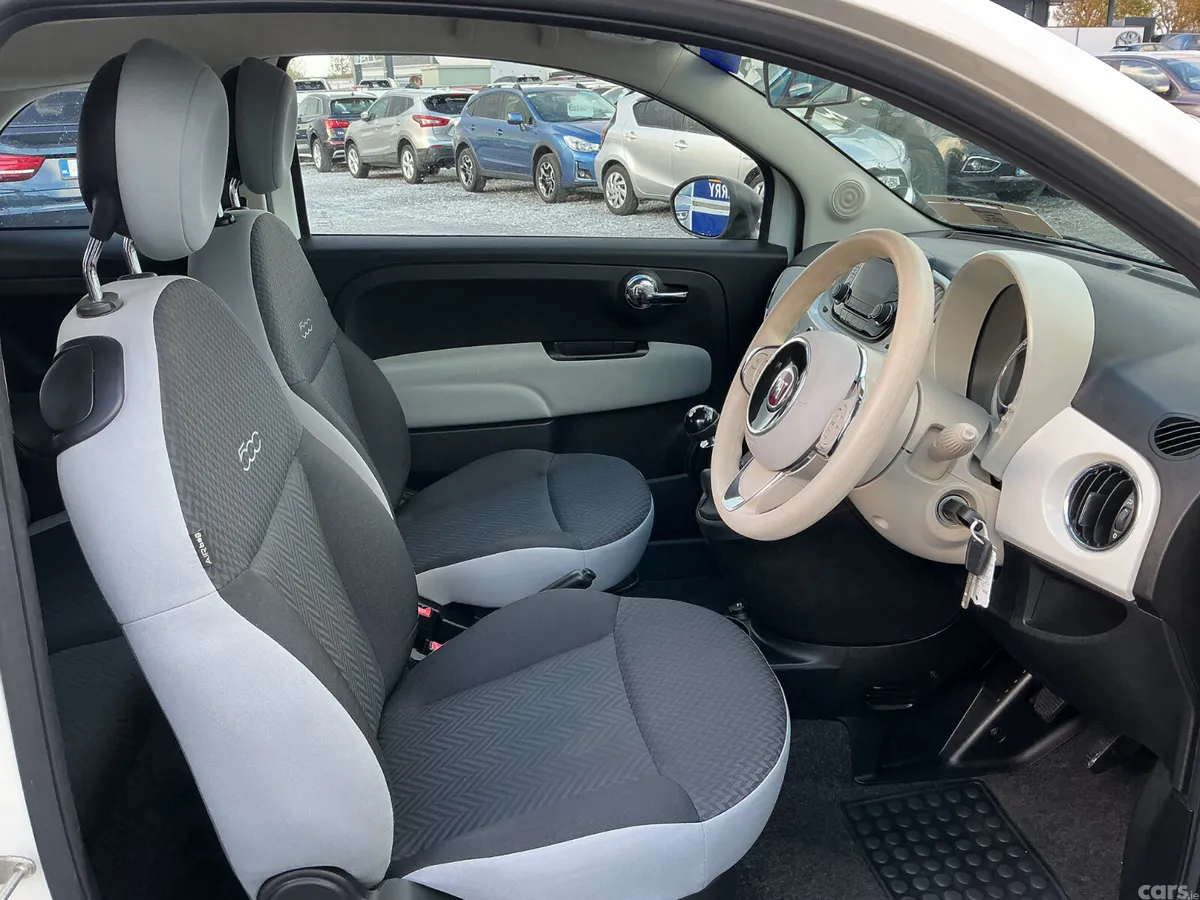 Fiat 500 Hatchback, Petrol, 2018, White