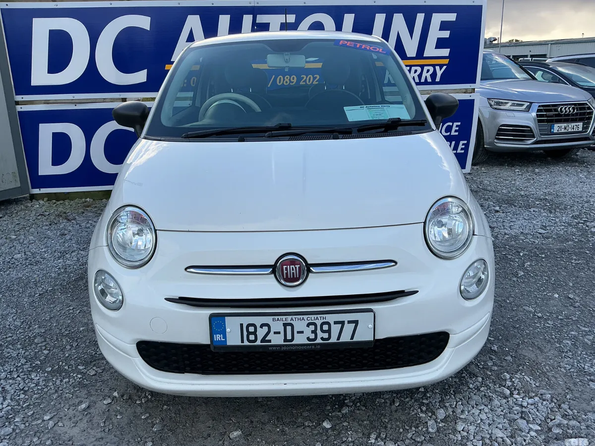 Fiat 500 Hatchback, Petrol, 2018, White
