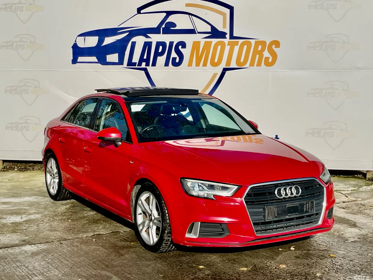 Audi A3 Saloon, Petrol, 2017, Red