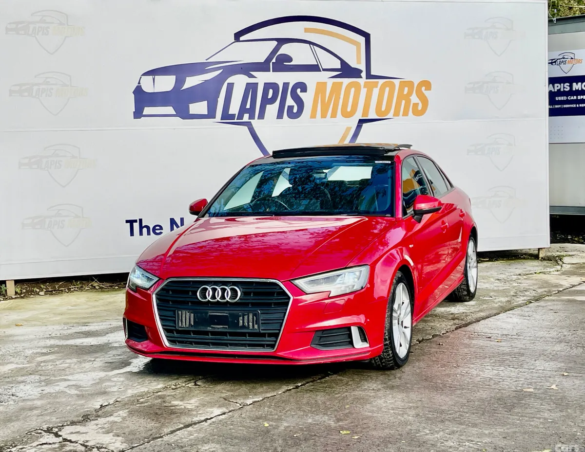 Audi A3 Saloon, Petrol, 2017, Red