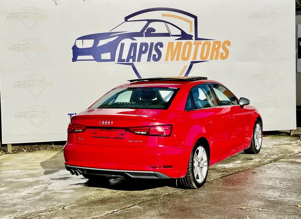 Audi A3 Saloon, Petrol, 2017, Red